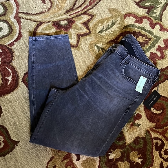 CITIZENS OF HUMANITY Size 22W Rocket Ankle Skinny Black Stretch Jeans $188 NEW - Picture 5 of 16